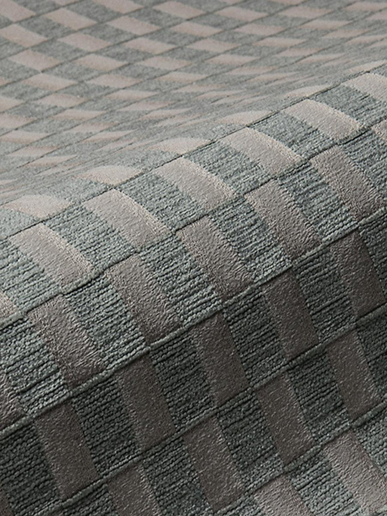 Aldeco Damier Seafoam Fabric