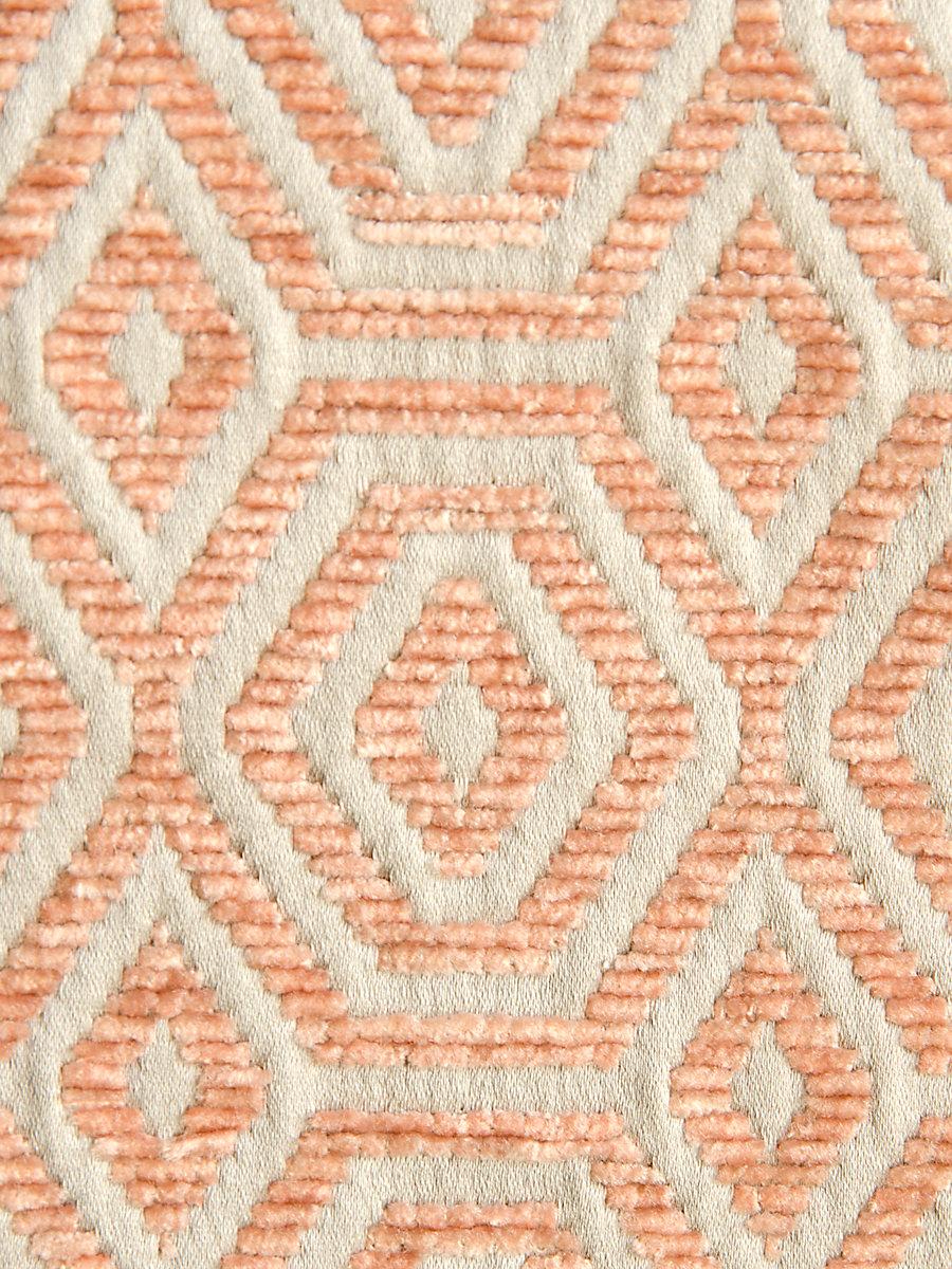 Scalamandre Geometric Drops Pink Sand Fabric