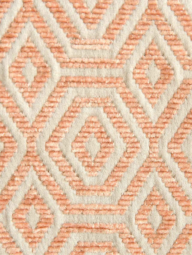 Scalamandre Geometric Drops Pink Sand Fabric