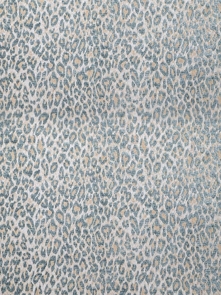 Aldeco Leopard Cloudy Blue Fabric