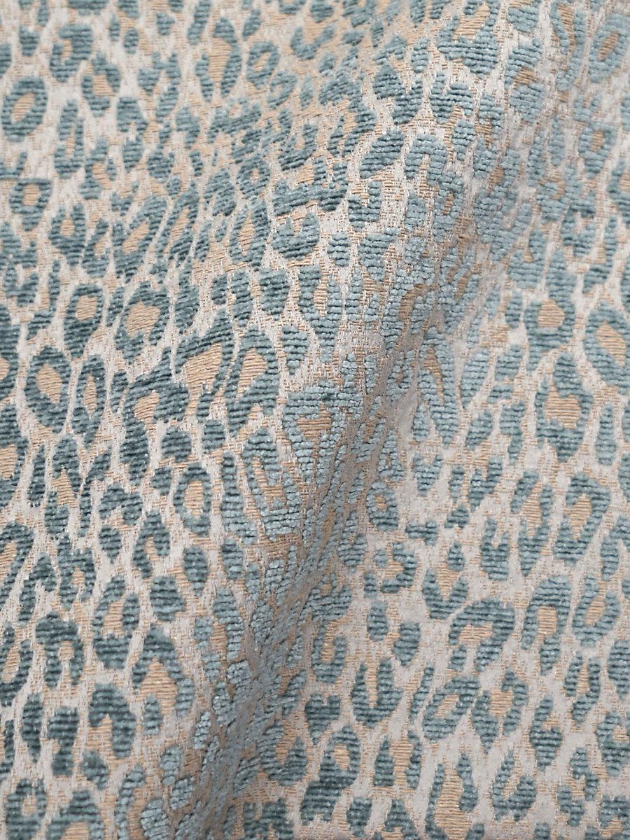 Scalamandre Leopard Cloudy Blue Fabric