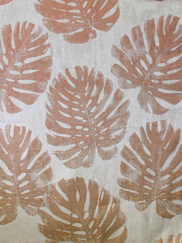Scalamandre Palm Leaves Chic Salmon Fabric
