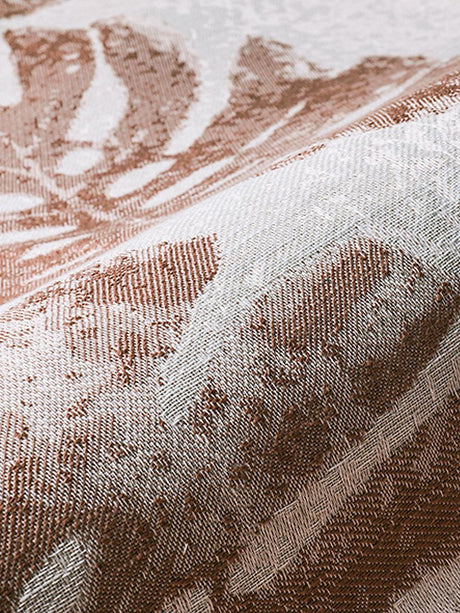 Scalamandre Palm Leaves Chic Salmon Fabric