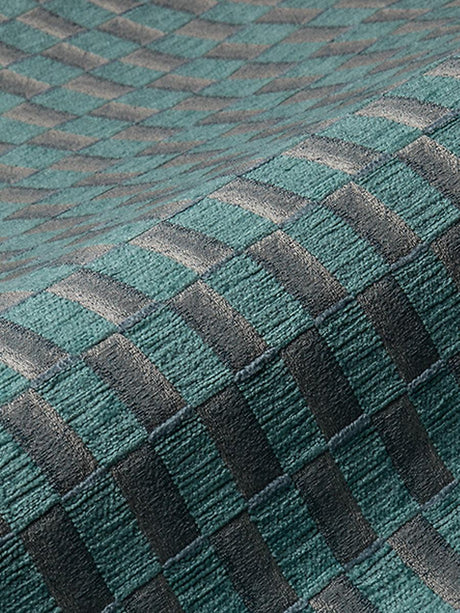 Scalamandre Damier Porcelain Blue Fabric