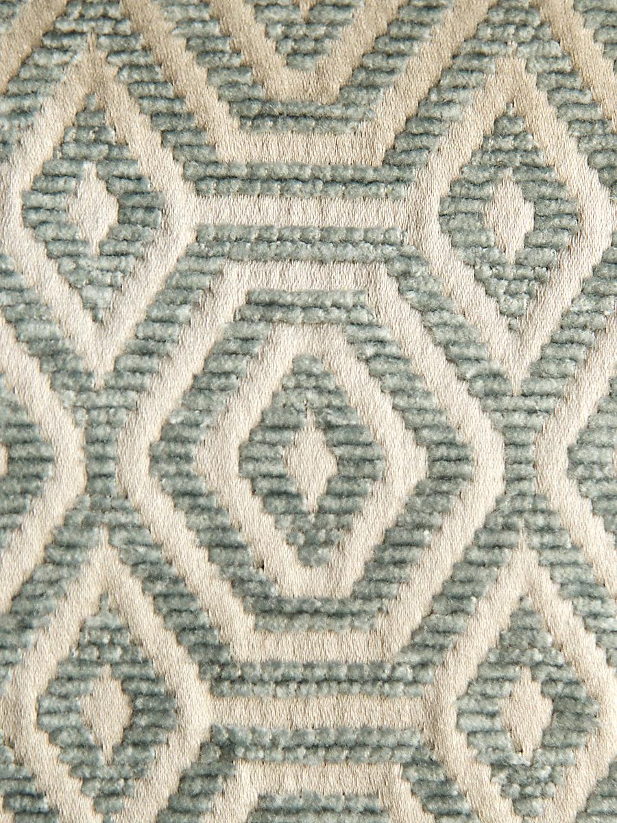 Scalamandre Geometric Drops Cloudy Blue Fabric