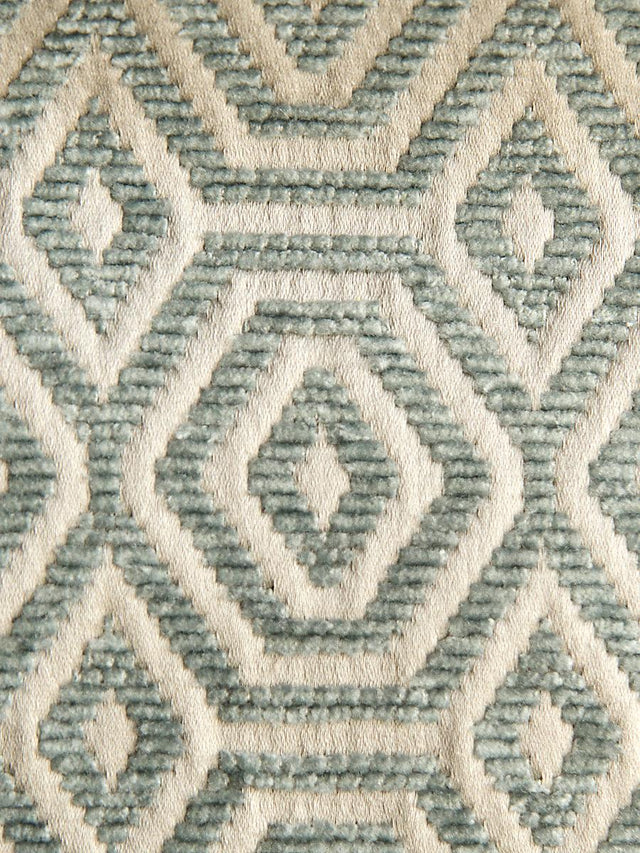 Scalamandre Geometric Drops Cloudy Blue Fabric