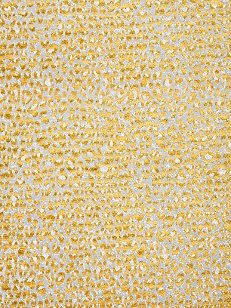 Aldeco LEOPARD MISTED YELLOW Fabric
