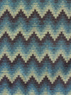 Aldeco Blossom Wavy Blue Fabric