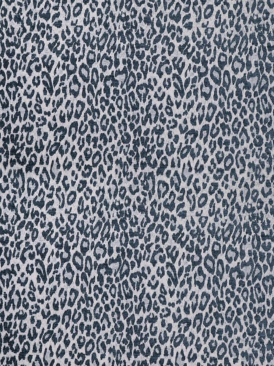 Scalamandre Leopard Orion Blue Fabric