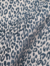 Scalamandre Leopard Orion Blue Fabric