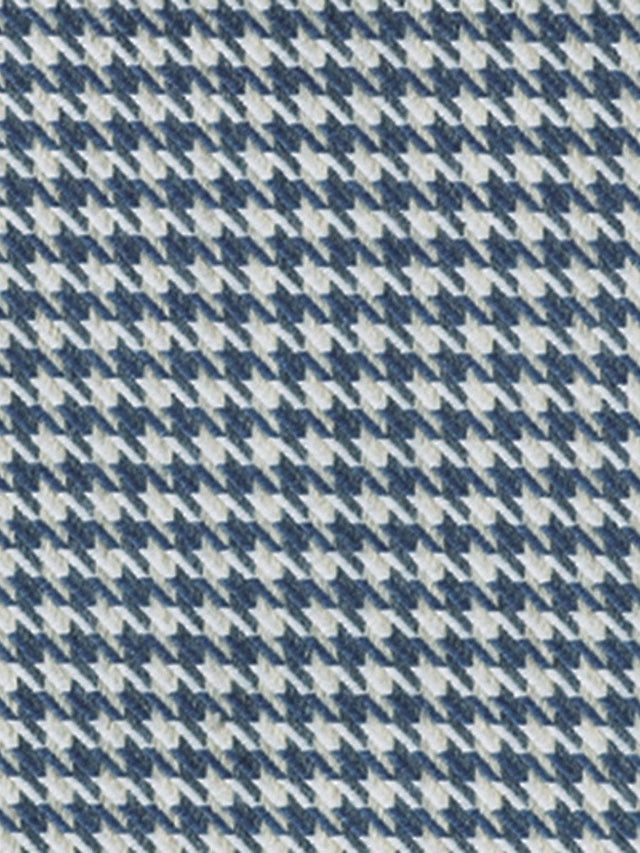 Scalamandre Pied De Poule Navy Fabric
