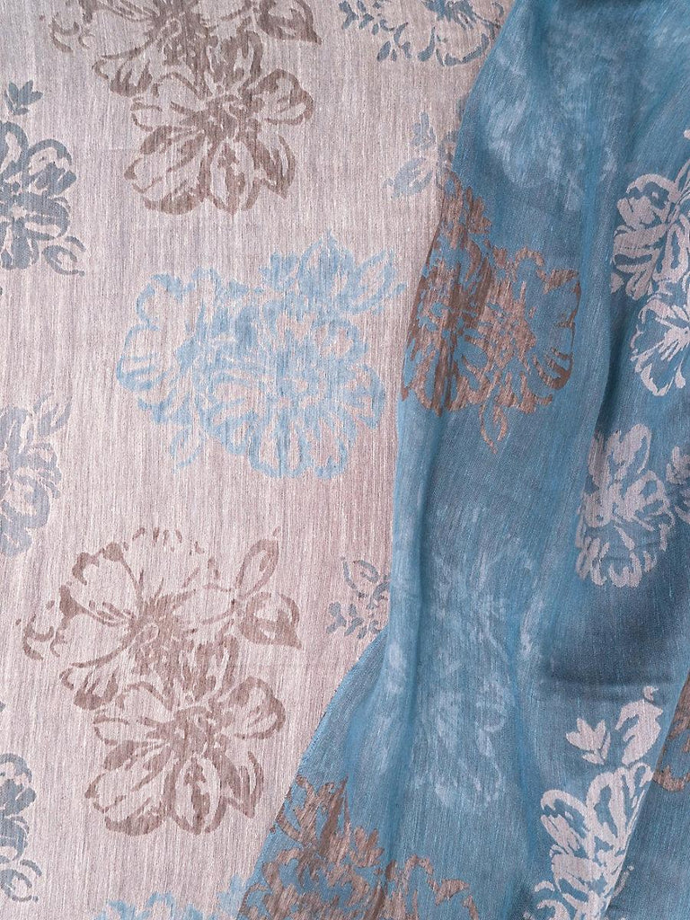 Christian Fischbacher Trifiore Blue Fabric