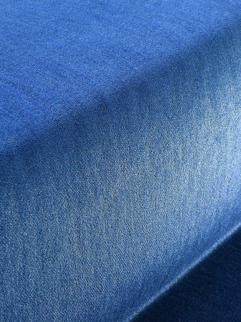 Christian Fischbacher VENTURA VELOUR ROYAL BLUE Fabric