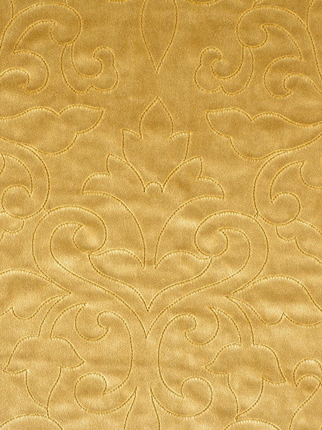 Scalamandre Classic Velvet Brass Fabric