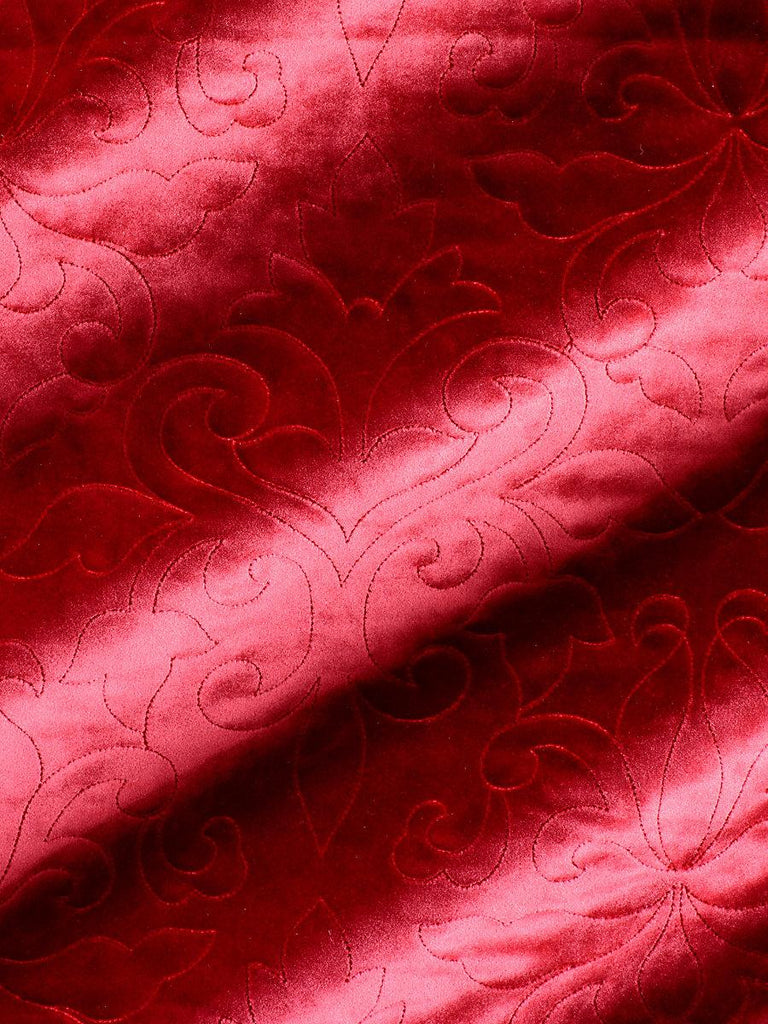 Christian Fischbacher Classic Velvet Cerise Fabric