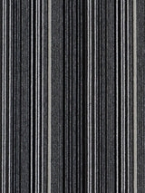 Scalamandre Pinstripe Velvet Black & White Fabric