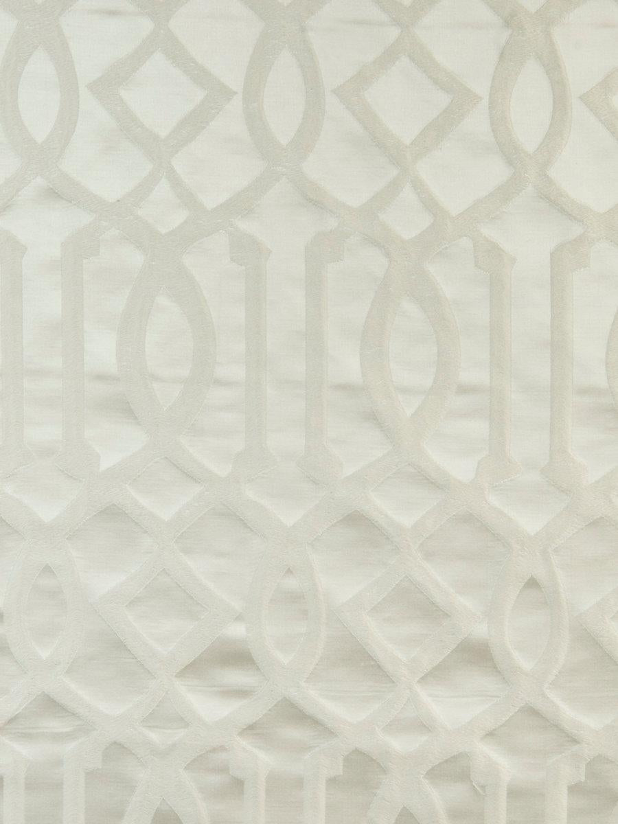 Scalamandre Master Trellis Snow White Fabric