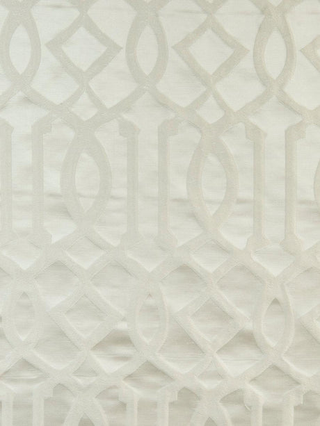 Scalamandre Master Trellis Snow White Fabric