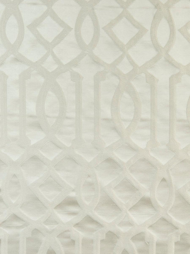 Scalamandre Master Trellis Snow White Fabric