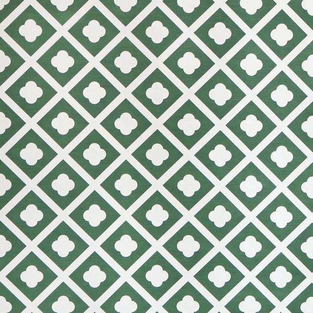 Lee Jofa JARDIN DARK GREEN ON ECRU Fabric