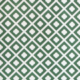 Lee Jofa Jardin Dark Green On Ecru Fabric