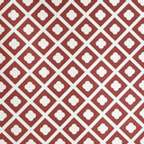 Lee Jofa Jardin Dark Rust On Ecru Fabric