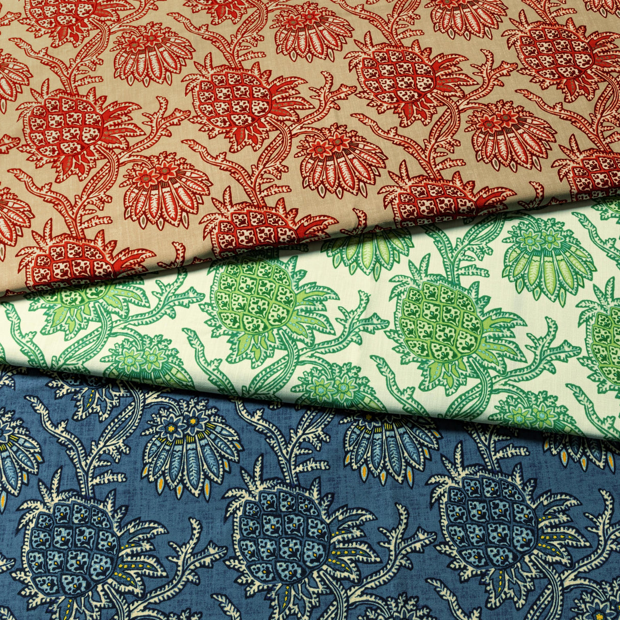 Brunschwig & Fils BRASSAC PRINT RED Fabric