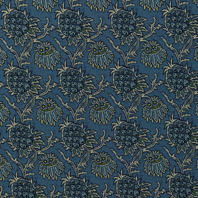 Brunschwig & Fils BRASSAC PRINT INDIGO Fabric