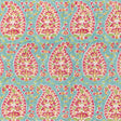 Brunschwig & Fils ROUGIER PRINT AQUA Fabric