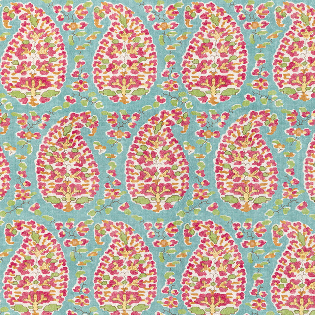 Brunschwig & Fils ROUGIER PRINT AQUA Fabric