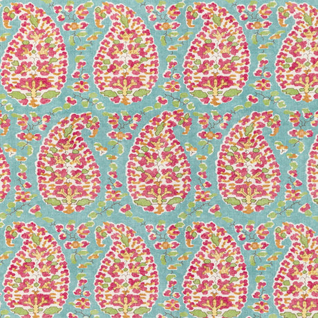 Brunschwig & Fils ROUGIER PRINT AQUA Fabric