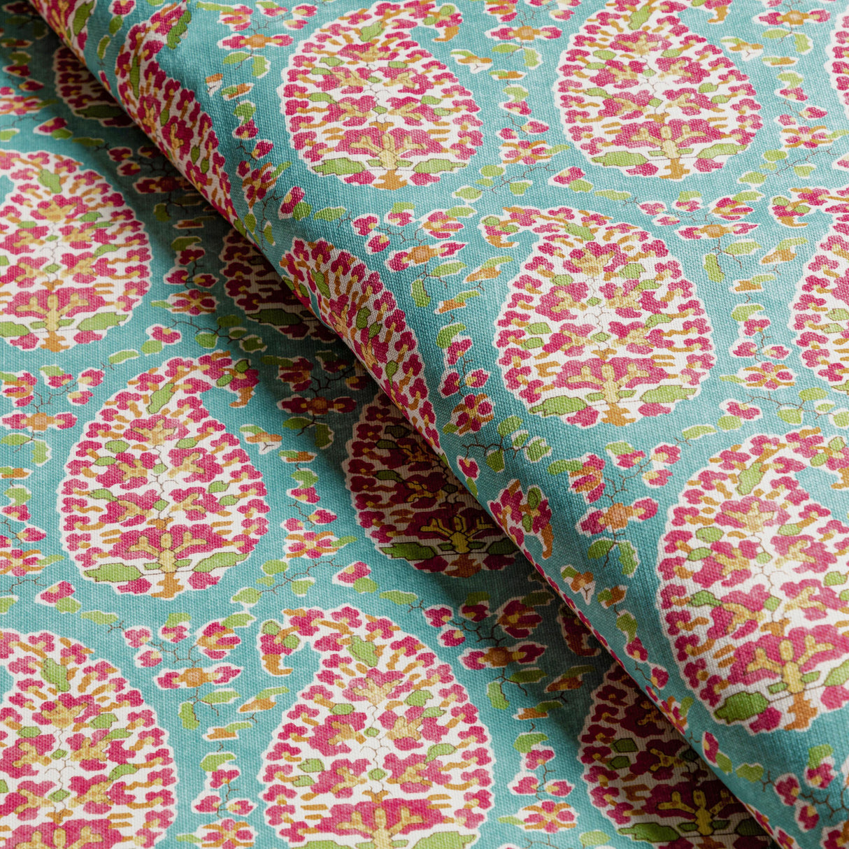Brunschwig & Fils ROUGIER PRINT AQUA Fabric