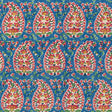 Brunschwig & Fils ROUGIER PRINT BLUE/RED Fabric