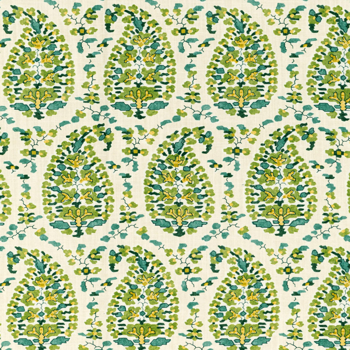Brunschwig & Fils ROUGIER PRINT GREEN Fabric