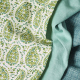 Brunschwig & Fils ROUGIER PRINT GREEN Fabric