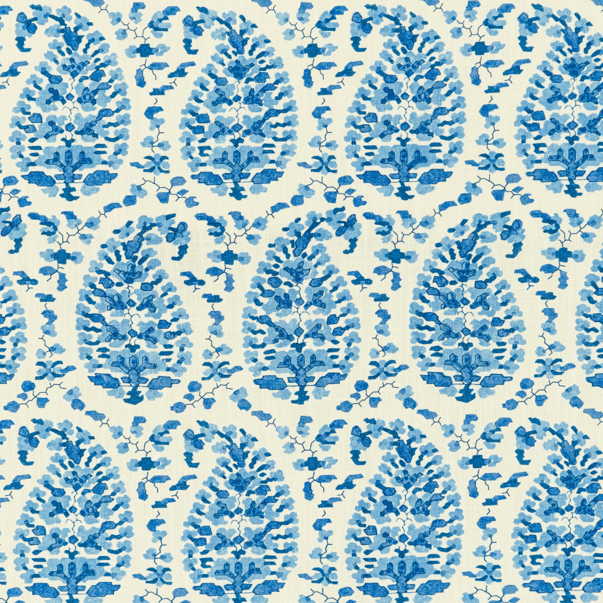 Brunschwig & Fils ROUGIER PRINT BLUE Fabric