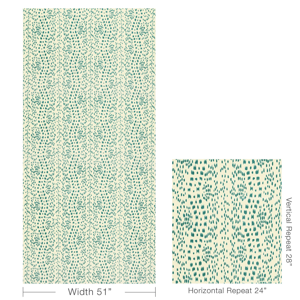 Brunschwig & Fils LES TOUCHES II TEAL Fabric