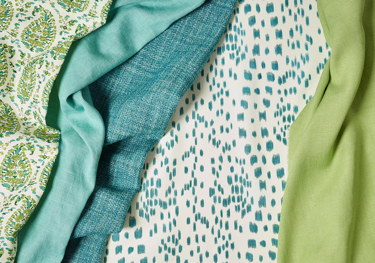 Brunschwig & Fils LES TOUCHES II TEAL Fabric