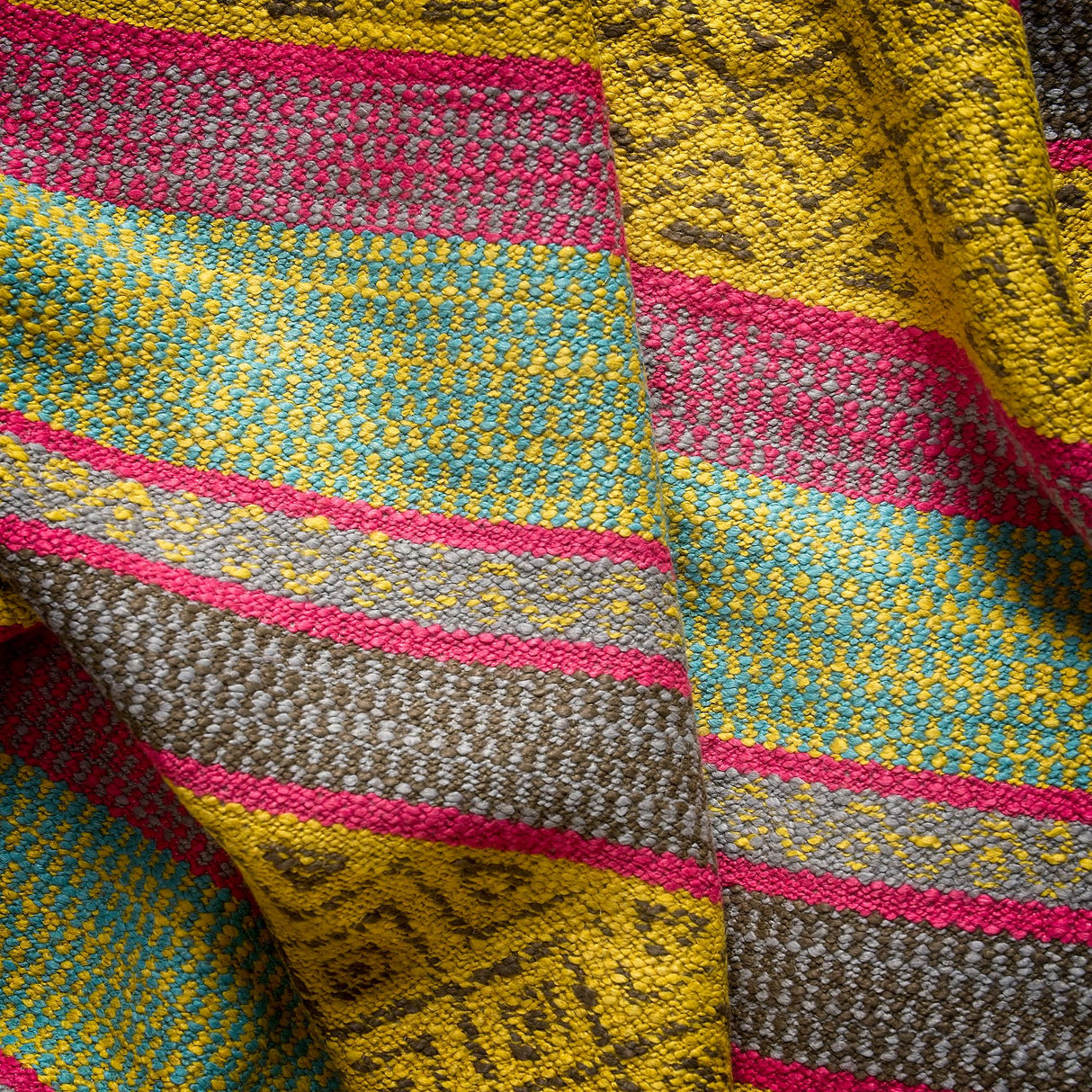 Andrew Martin PAMPAS YELLOW Upholstery Fabric