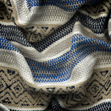 Andrew Martin PAMPAS INDIGO Upholstery Fabric