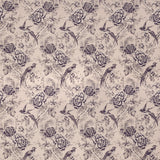 Clarke & Clarke AVIUM BLUSH/DAMSON Fabric
