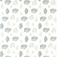 Clarke & Clarke FLORIS MINERAL/DENIM Fabric