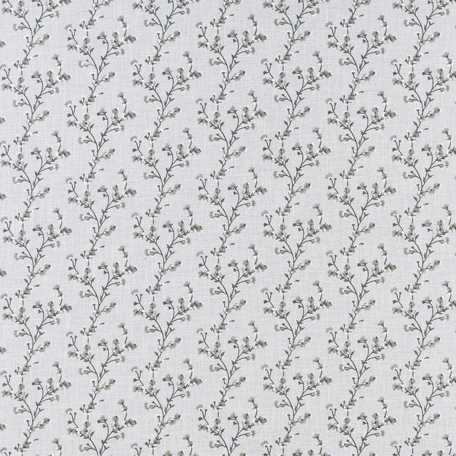 Clarke & Clarke BLOSSOM SILVER Fabric