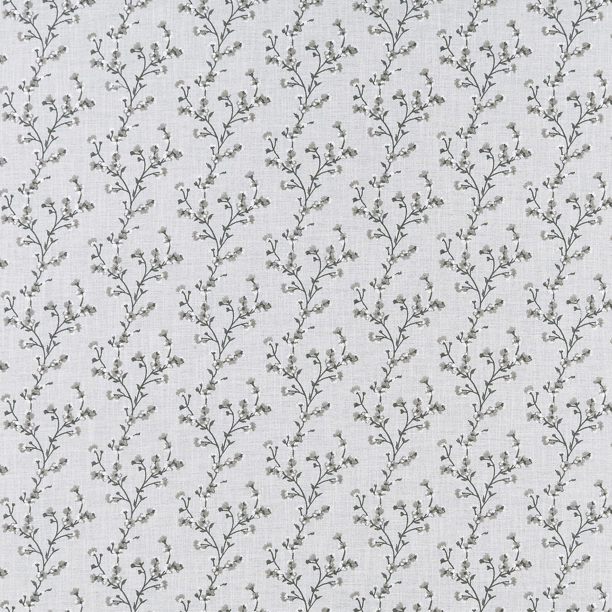 Clarke & Clarke BLOSSOM SILVER Fabric