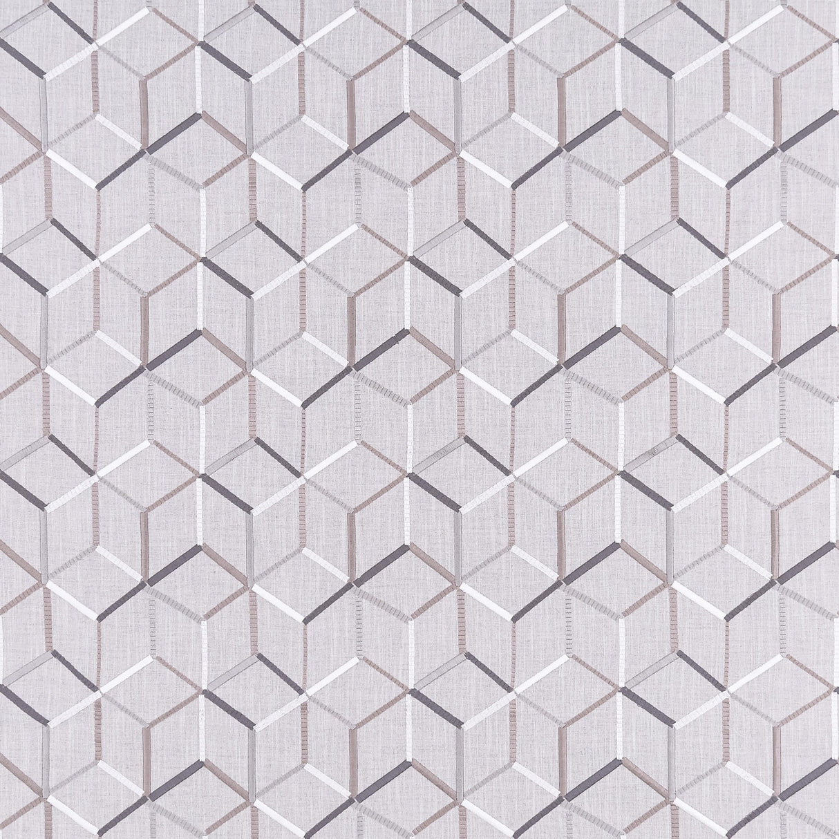 Clarke & Clarke LINEAR SILVER Fabric