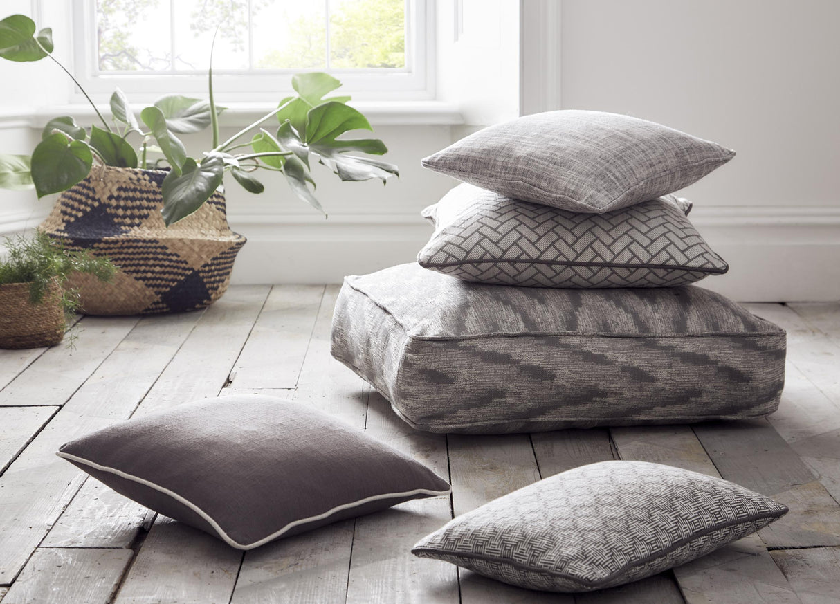 Clarke & Clarke MIZO SILVER Upholstery Fabric