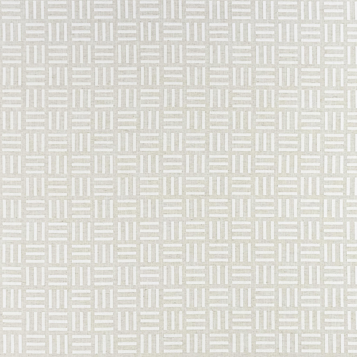 Clarke & Clarke PARALLEL IVORY Fabric