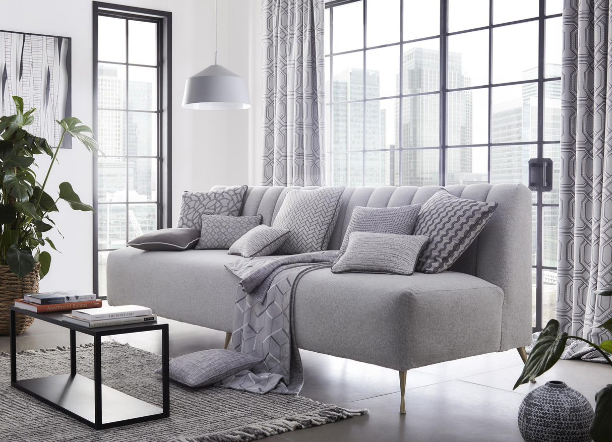 Clarke & Clarke REPLAY CHARCOAL Fabric