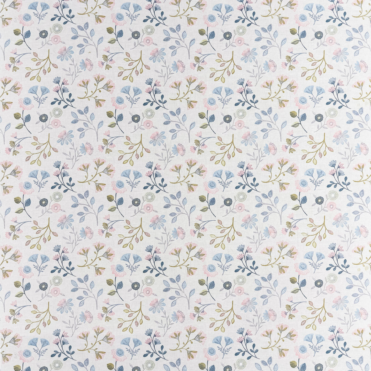 Clarke & Clarke ALDER MIDNIGHT Fabric