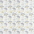 Clarke & Clarke BOHEMIA CHARCOAL/OCHRE Fabric
